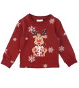 Happy Seasons Rudolph’s Cute Pyjamas Red Kids - Multi/patterned - 98-104
