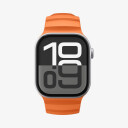 Spigen silikonrem for Apple Watch 44/45/46/49mm Oransje