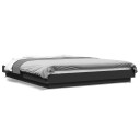  Sengeramme med LED-lys svart 160x200 cm konstruert tre 8721102617232