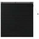 vidaXL Venetiansk persienne Svart 160 x 160 cm 35 mm