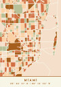 Black Maps Earth Tones 53 Plakat Plakat / 100x150cm