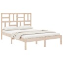 vidaXL Sengeramme heltre 120x190 cm 4FT Small Double