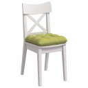  Seteputer 4 pcs Lys grønn 45 x 45 x 12 cm stoff