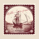 With Love From Lisbon Plakat Plakat / 100x100cm