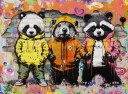 Ravensburger Puslespill 500 Dyregraffiti