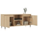  TV benk sonoma eik 104x35x50 cm konstruert tre