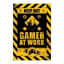 Gamer at Work Plakat    91,5 x 61 cm