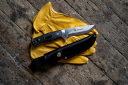 Brusletto Femund Jaktkniv 23,5 cm Svart Med Micarta Skaft