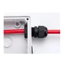 Sort kabelgjennomføring M22x1,5mm Pris er pr stk