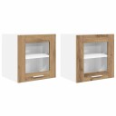  Hengende skap med dør Riga 2 pcs Artisan Eik 40 x 31 x 40 cm