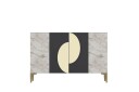 Jorel Konsollbord 120 cm   Antrasitt/Gull