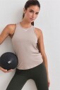 Aim'n   Treningstopp Soft Basic Singlet   Brun