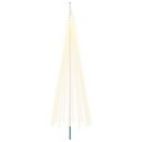 vidaXL Juletrebelysning med spyd og flaggstang 500 cm 732 LED-lys