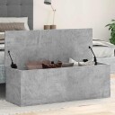  Oppbevaringsboks betonggrå 102x35x35 cm konstruert tre