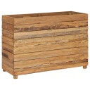 vidaXL Høybed 100x40x72 cm resirkulert teak og stål