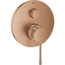 Grohe Essence Ny ettgreps blandebatteri ø158mm utvendige deler 3 veis messing