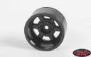 RC4WD C0806 Six-Spoke 1.55" Internal Beadlock Wheels Black