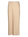 Vila Viellette Hw Midi Skirt - Noos - Beige - 40