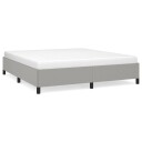 vidaXL Sengeramme lysegrå 180x200 cm 6FT Super King stoff