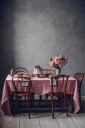 Lovely Linen   Duk Lovely i vasket lin   Rosa