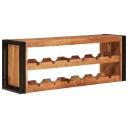vidaXL Vinhylle Brun 100 x 45 x 33 cm Solid akasietre