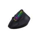 Wozinsky WMG-1164 Trådløs Vertikal Ergonomisk Gamingmus 3600 DPI RGB Svart