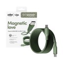 PanzerGlass Magnetic USB C USB C 240W kabel 1.5m Sage EM59672