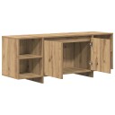 TV-benk artisan eik 130x35x50 cm konstruert tre 8721158441287