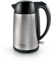 Bosch DesignLine Vannkoker TWK3P420 1.7L 2400W Rustfritt Stål/Svart