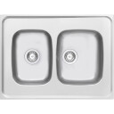 Contura Steel Classic kjøkkenbord rustfritt stål 800x600x160 mm