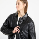 Calvin Klein Jeans Faux Leather Insulated Bomber - Black - L