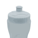 Fitness Bottle 0,6L drikkeflaske Hvit 0,6L