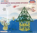 Giromag Magnetisk Byggesett – 60 Deler – Magnastix Super
