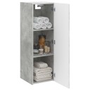  Vegghengt Badskap Betonggrå 33 x 34,5 x 60 cm Konstruert tre