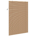  Rullegardin med gardiner Lys Brun 150 x 220 cm Bambus