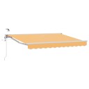  Elektrisk Utrekkbar Markise sand 5 × 3,5 m