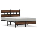  Sengeramme uten madrass brun eik 120x190 cm konstruert tre 8721158378941