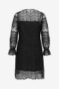 Only Carmakoma   Midikjole Carzenna L/s Lace O neck   Svart