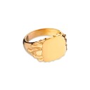 Jane Kønig Drippy Signet Ring - Gold