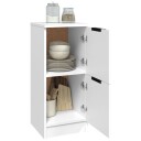 vidaXL Skjenk hvit 30x30x70 cm konstruert tre