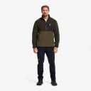 RevolutionRace Woodland Half zip Fleece Herre Forest Night/Kalamata Størrelse:2XL   Herre > Overdeler > Fleece & midlayers