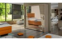 Garderobe Prag LED-belysning - Eik