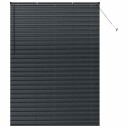  Vindu Persienne med gardiner Svart Aluminium