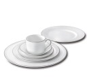 Wedgwood Blanc Sur espressokopp med skål 8 cl