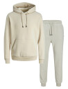 Jack & Jones Jjebradley Sweat Hood Set Mp   Cream   XL