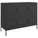  Skjenk svart 100,5x39x79 cm stål 8721102390586
