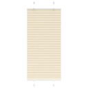  plisségardin krem 55x100 cm Stoff Bredde 54,4 Polyester