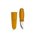 Mora Eldris Neck Knife Kit Gul med Tennstål - Friluftskniv i Rustfritt Stål