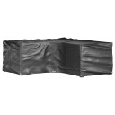 vidaXL L-formet hagemøbeltrekk 2 stk 16 maljer 215x215x70 cm