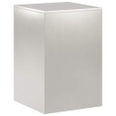 vidaXL Planteholder Sølv 40 x 40 x 60 cm Stål